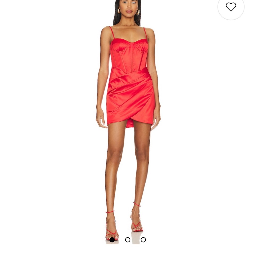 Bardot Fiery Red Mini Dress